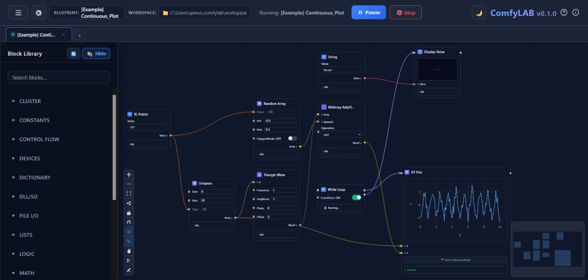 ComfyLAB Example 1 Flow